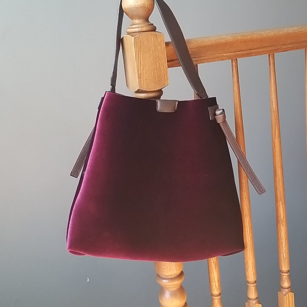 Violet Velvet Purse